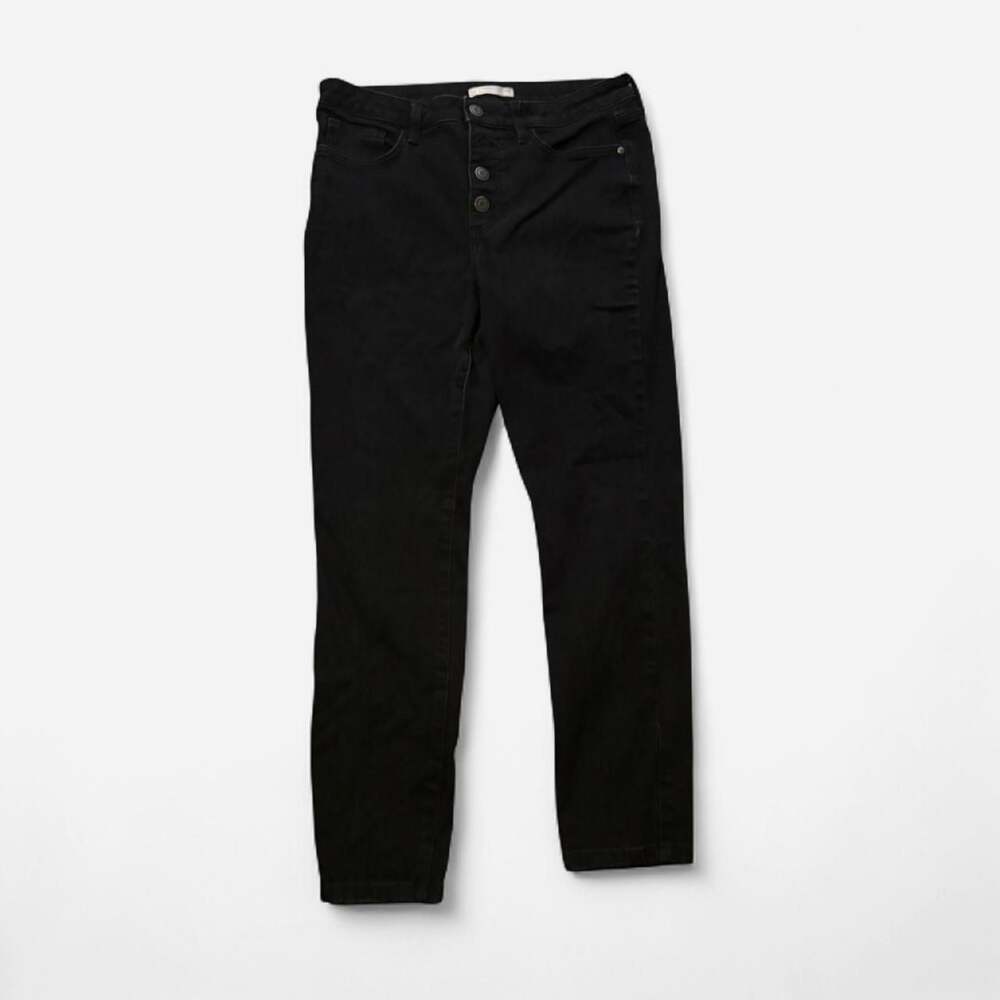 LC Lauren Conrad Skinny High Waisted Button Fly Jeans
